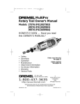 Dremel MultiPro 275T6 Owner`s manual