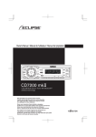 Eclipse CD7200 mkII Owner`s manual