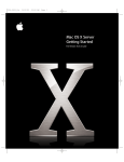 Apple Mac OS X Server Version 10.3 or Later User`s guide