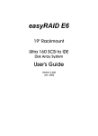 easyRAID E6 User`s guide