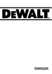 DeWalt DW682K Technical data