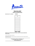 Avanti WCR684C Instruction manual