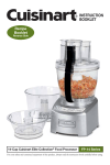 Cuisinart FP-14DC - Die Cast Elite Collection Food Processor Operating instructions