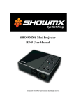 APAC Opto Electronics SHOWMX HD-5 User manual