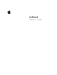 Apple iPod touch Operating instructions