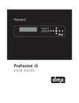 DMX ProFusion iS User guide