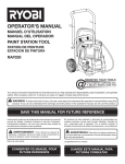 Ryobi RAP200G Operator`s manual