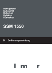 Blomberg SSM 1550 Instruction manual