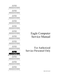 Alpha Microsystems Eagle 500 Service manual