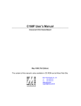 Moxa Technologies C168P User`s manual