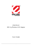 Encore ENLWI-G2 User`s guide