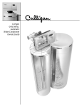 Culligan 2001 Gold Series Specifications