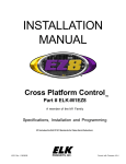 Elk Products M1EZ8 Installation manual