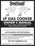 Bayou Classic SP1 Owner`s manual