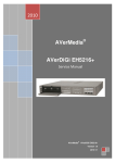 Avermedia AVerDiGi EH5216+ Service manual