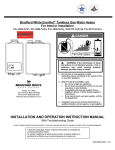 Bradford White BRADFORD WHITE EVERHOT TG-180I-N(X) Instruction manual