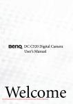 BenQ DC C520 User`s manual