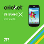 Cricket ZTE Memo User guide