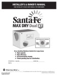 Santa Fe 4027450 Owner`s manual