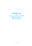 ACP LR905-B User`s manual