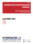 Proline T3000 Operating instructions