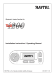 Raytel LLC TellPhone 4200 Installation manual