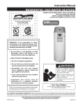 American Water Heater VG6250T100NV Instruction manual