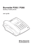 Burnside P390 User guide