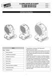 Clay Paky A.LEDA B-EYE K10 EASY Instruction manual