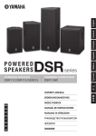 Yamaha DSR-100PRO Owner`s manual