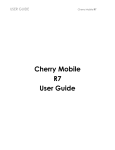 Cherry R7 User guide