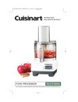 Cuisinart DLC-5 Troubleshooting guide