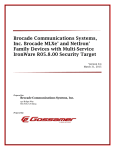 Brocade Communications Systems 800 Specifications