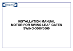 DoorHan SWING-5000 Installation manual