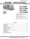 Sharp CP-C405 Service manual