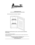 Avanti VM302W-1 Instruction manual