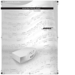 Bose Acoustic Wave II CD Changer Technical information