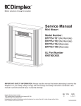 Dimplex DFP15-1132 Service manual