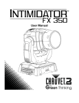 Chauvet FX 350 User manual