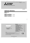 Mitsubishi Electric MSZ-G09SV-WH Service manual