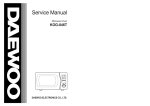 Daewoo KOG-846T Service manual