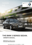 BMW SERIE 3 Owner`s manual