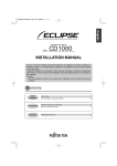 Eclipse CD1000 Installation manual