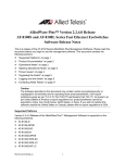 Allied Telesis AT-8100S/24C Installation guide