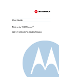 Motorola SURFboard SB6141 User guide