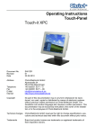 Christ Touch-it XPC Operating instructions