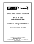 Wood Stone GGW Operating instructions