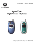 Motorola V500 Service manual