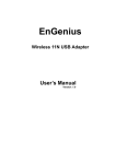 EnGenius EUB9603 EXT User`s manual