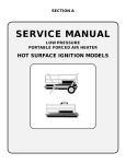 Master 100000 BTU/Hr Service manual